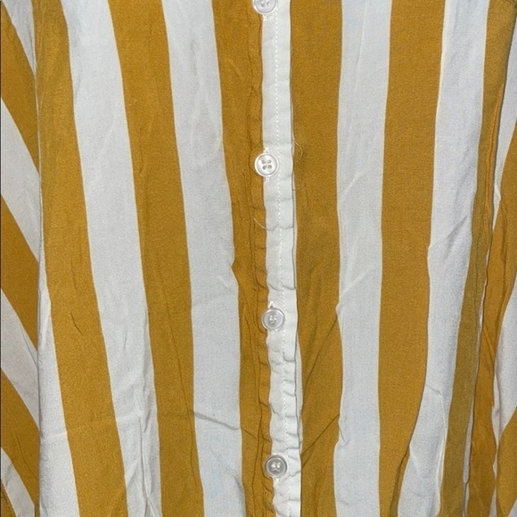 Velvet Heart Women’s Striped Button Down Blouse - Picture 2 of 5